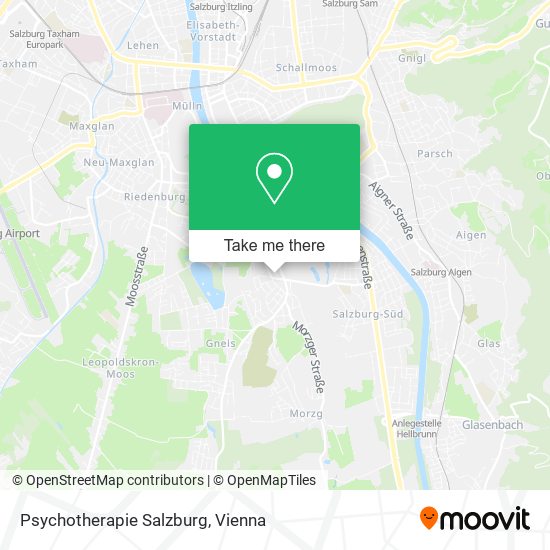 Psychotherapie Salzburg map