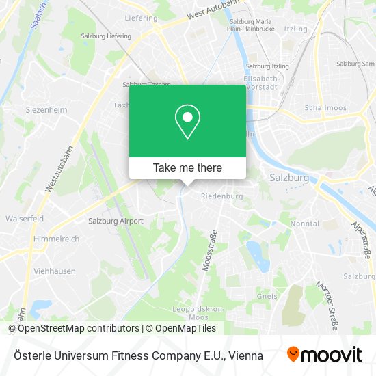 Österle Universum Fitness Company E.U. map