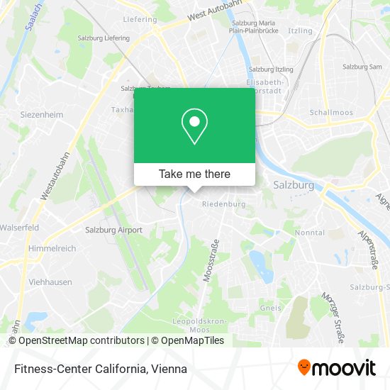 Fitness-Center California map