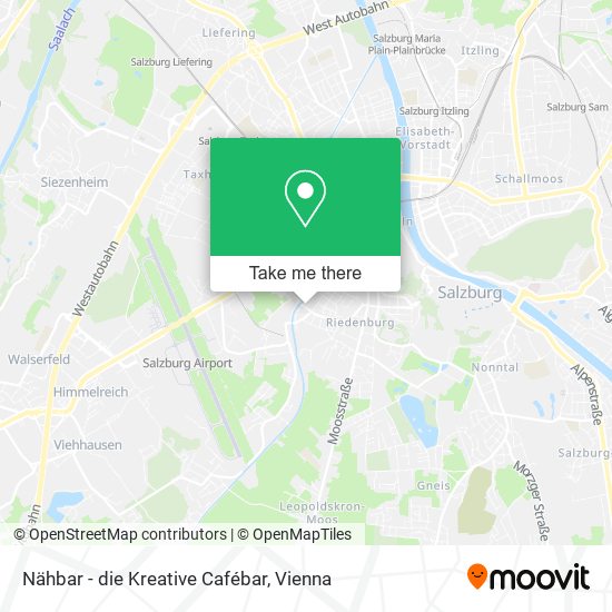 Nähbar - die Kreative Cafébar map