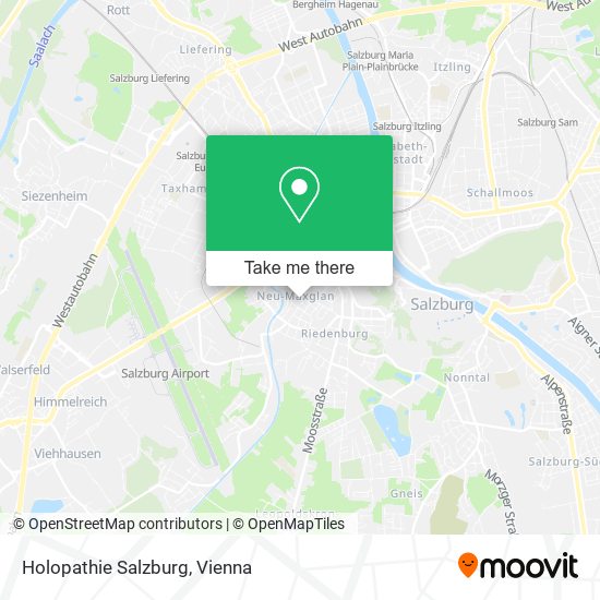 Holopathie Salzburg map