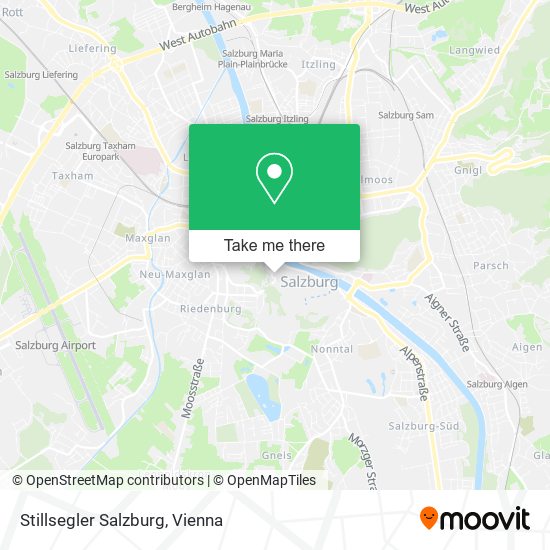 Stillsegler Salzburg map