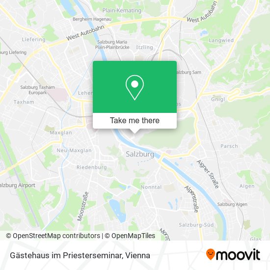 Gästehaus im Priesterseminar map