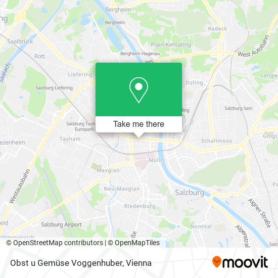Obst u Gemüse Voggenhuber map