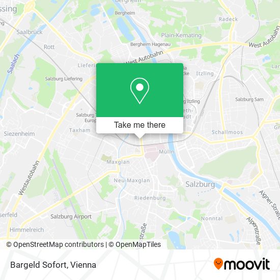 Bargeld Sofort map