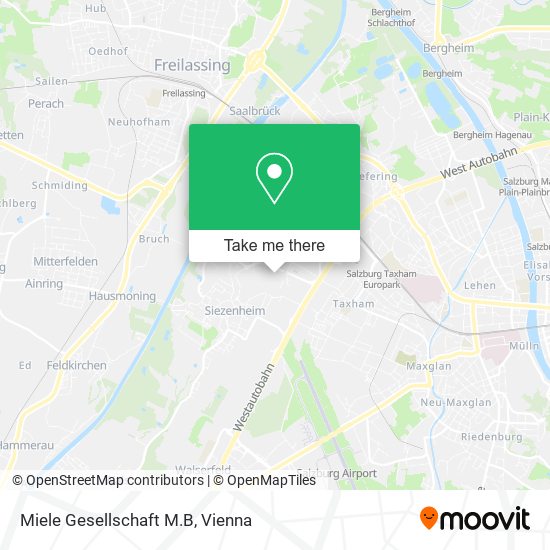 Miele Gesellschaft M.B map