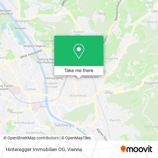 Hinteregger Immobilien OG map