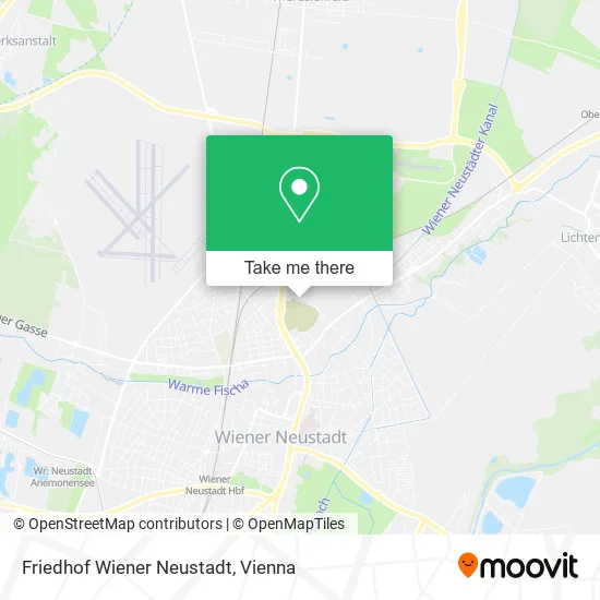 Friedhof Wiener Neustadt map