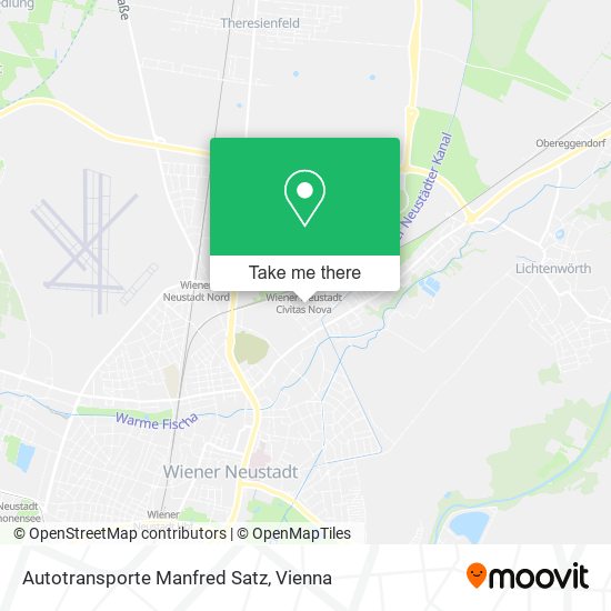 Autotransporte Manfred Satz map