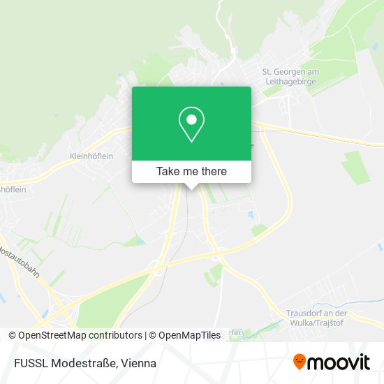 FUSSL Modestraße map