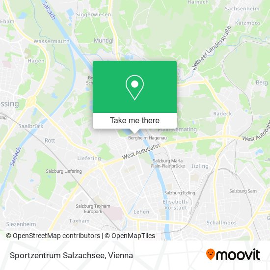 Sportzentrum Salzachsee map