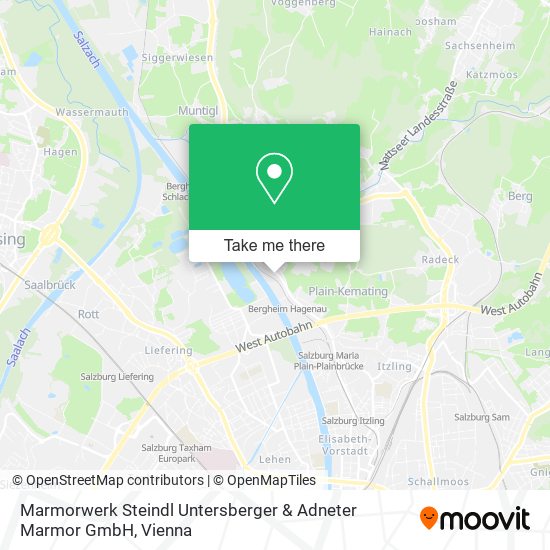 Marmorwerk Steindl Untersberger & Adneter Marmor GmbH map