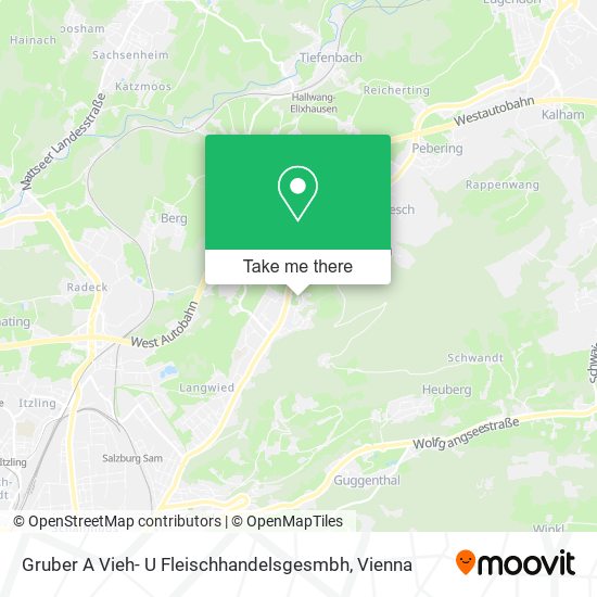 Gruber A Vieh- U Fleischhandelsgesmbh map