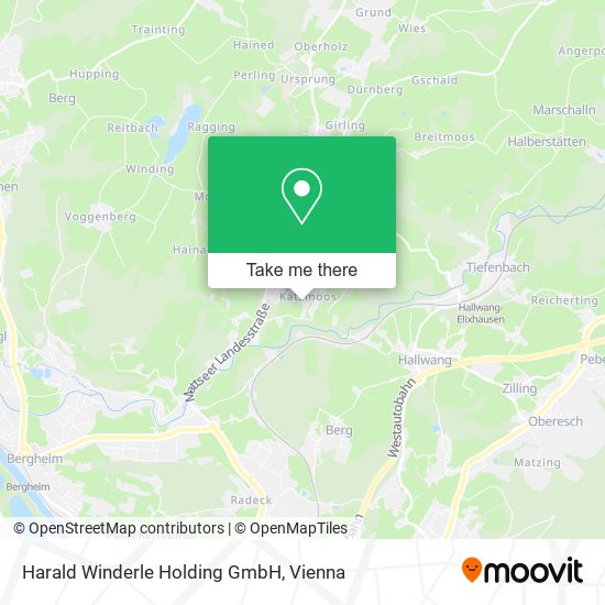 Harald Winderle Holding GmbH map
