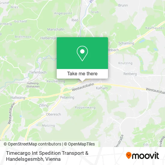 Timecargo Int Spedition Transport & Handelsgesmbh map