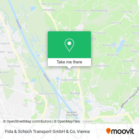 Fida & Schüch Transport GmbH & Co map