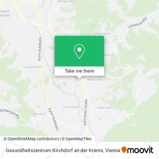 Gesundheitszentrum Kirchdorf an der Krems map