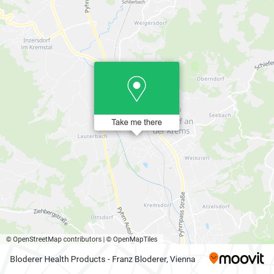 Bloderer Health Products - Franz Bloderer map