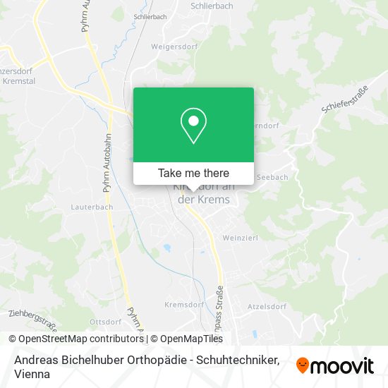 Andreas Bichelhuber Orthopädie - Schuhtechniker map