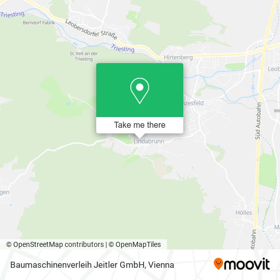 Baumaschinenverleih Jeitler GmbH map
