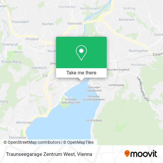 Traunseegarage Zentrum West map