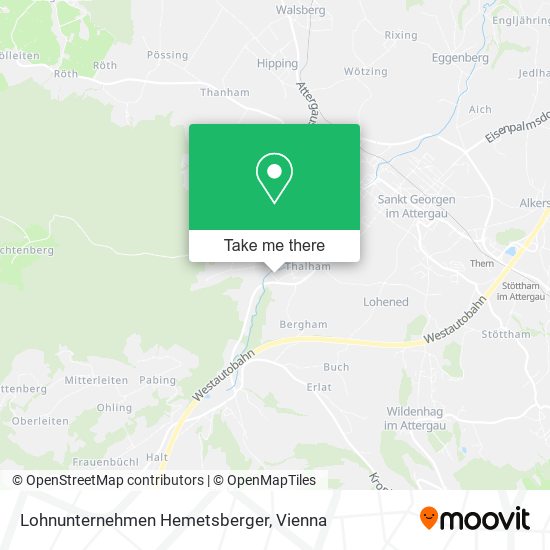 Lohnunternehmen Hemetsberger map