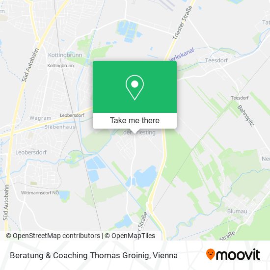 Beratung & Coaching Thomas Groinig map