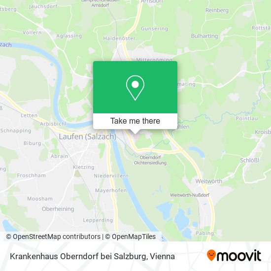Krankenhaus Oberndorf bei Salzburg map