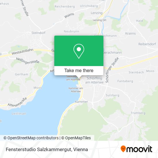 Fensterstudio Salzkammergut map