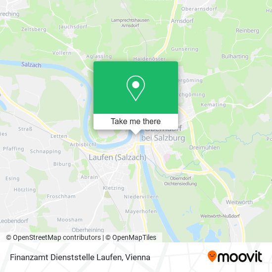 Finanzamt Dienststelle Laufen map