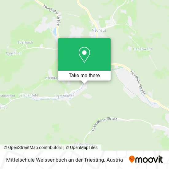 Mittelschule Weissenbach an der Triesting map