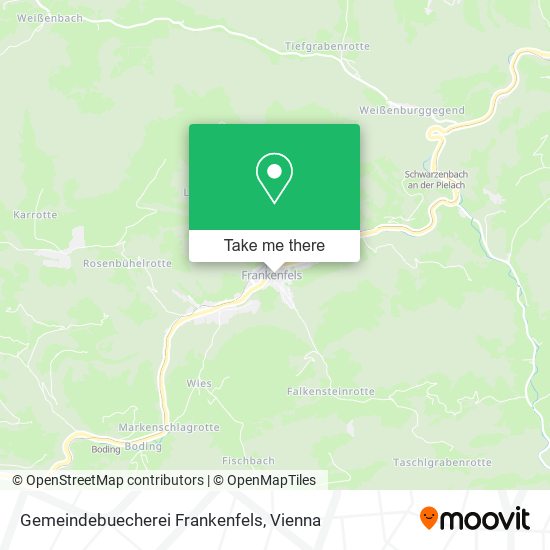 Gemeindebuecherei Frankenfels map