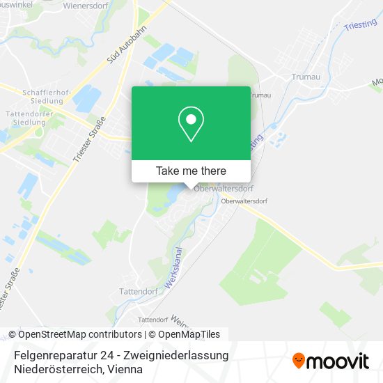 Felgenreparatur 24 - Zweigniederlassung Niederösterreich map