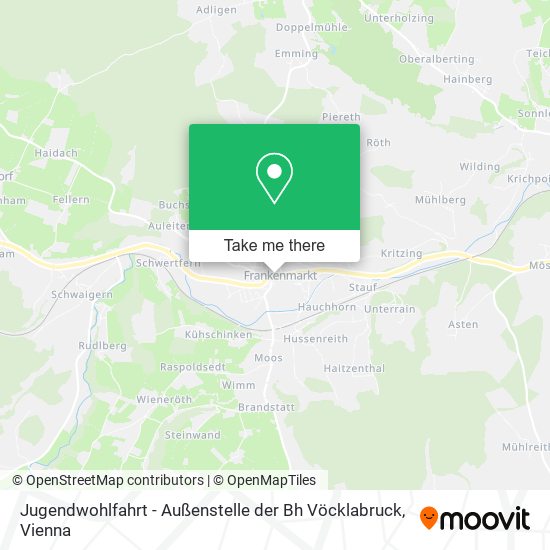 Jugendwohlfahrt - Außenstelle der Bh Vöcklabruck map