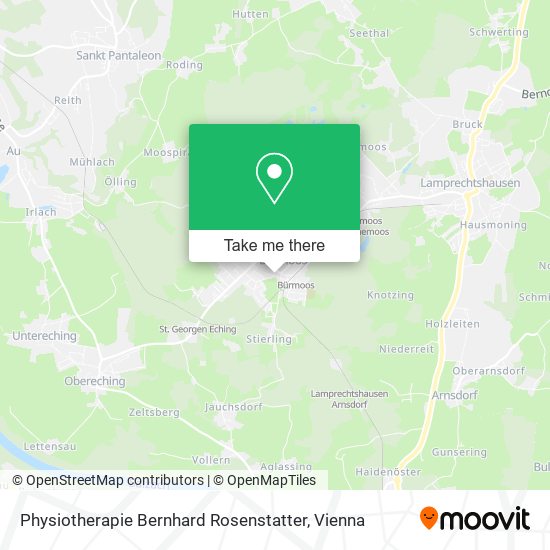 Physiotherapie Bernhard Rosenstatter map