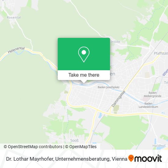 Dr. Lothar Mayrhofer, Unternehmensberatung map