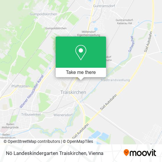 Nö Landeskindergarten Traiskirchen map