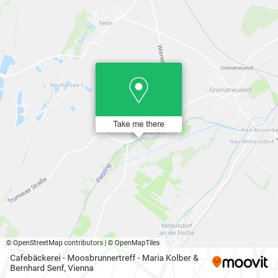 Cafebäckerei - Moosbrunnertreff - Maria Kolber & Bernhard Senf map