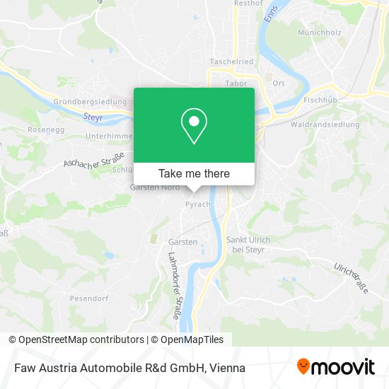 Faw Austria Automobile R&d GmbH map