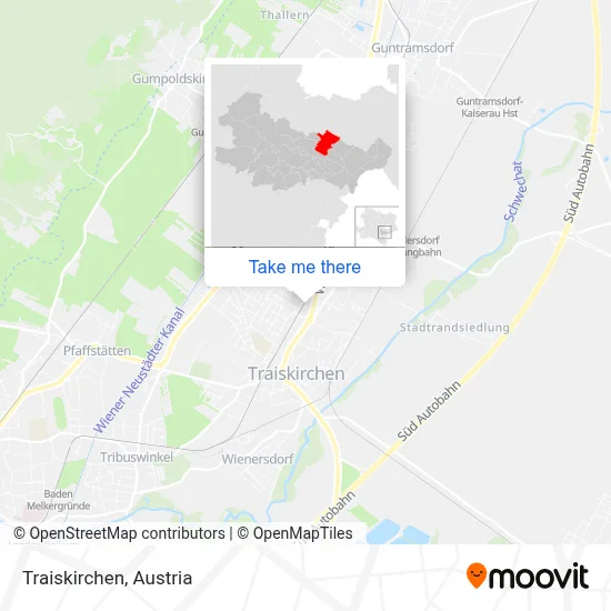 Traiskirchen map