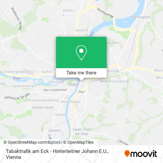 Tabaktrafik am Eck - Hinterleitner Johann E.U. map