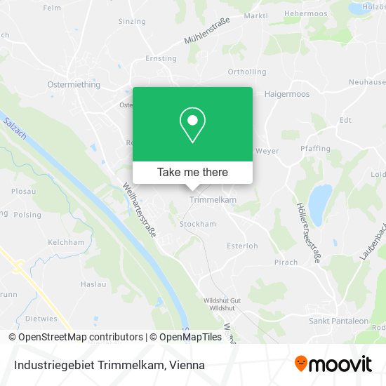 Industriegebiet Trimmelkam map