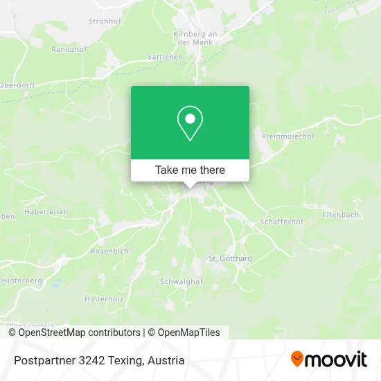 Postpartner 3242 Texing map