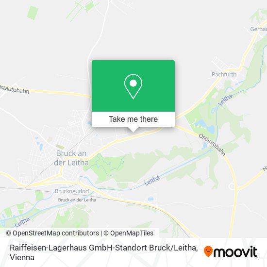 Raiffeisen-Lagerhaus GmbH-Standort Bruck / Leitha map