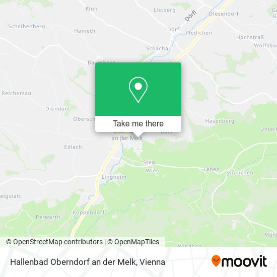 Hallenbad Oberndorf an der Melk map