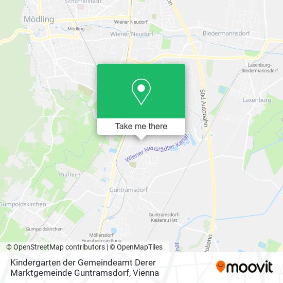 Kindergarten der Gemeindeamt Derer Marktgemeinde Guntramsdorf map
