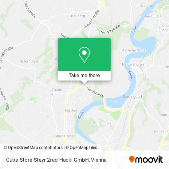 Cube-Store-Steyr 2rad-Hackl GmbH map