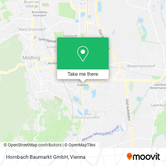 Hornbach Baumarkt GmbH map