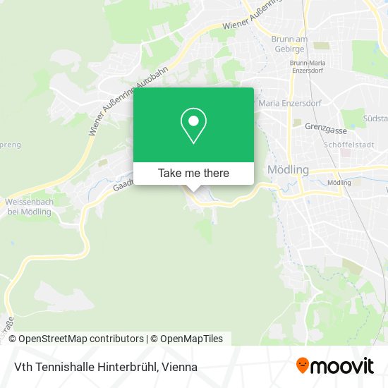 Vth Tennishalle Hinterbrühl map