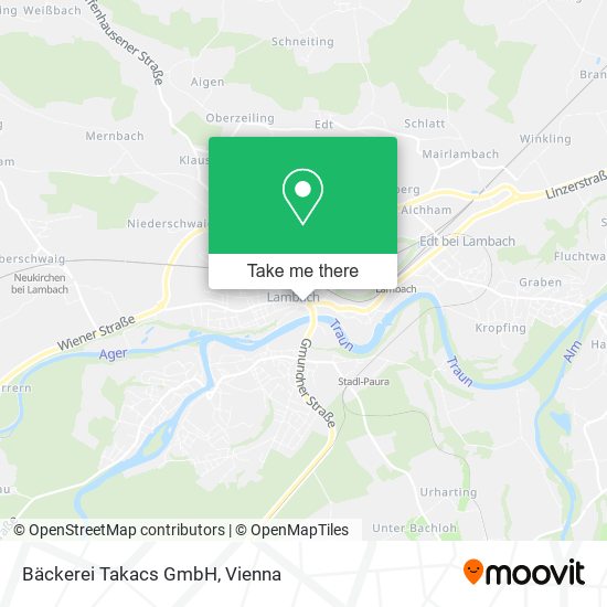 Bäckerei Takacs GmbH map